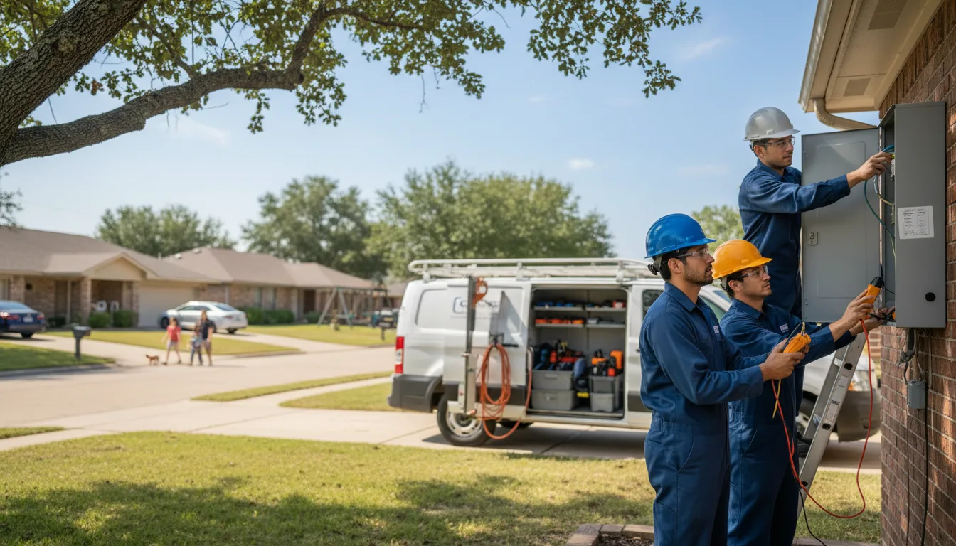 Certified electrician providing emergency electrical services in Webster, NY